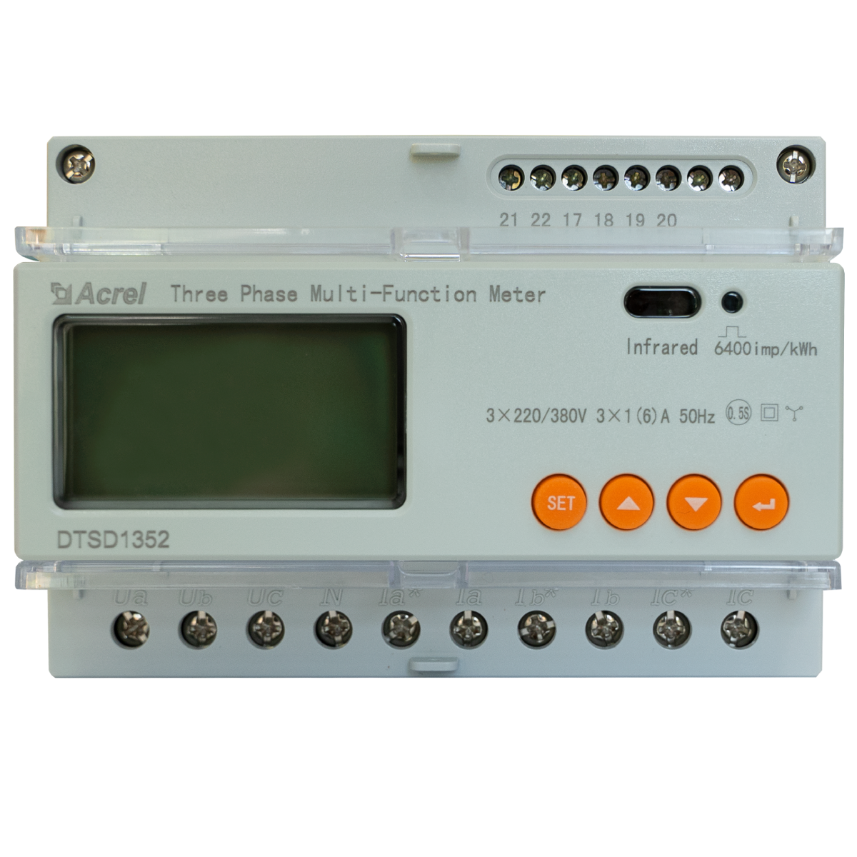 Solis Three Phase Meter 150A (DTSD1352) - 6 pole For export control and Consumption monitoring