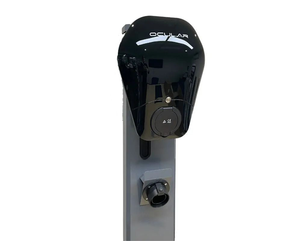 Ocular IQ EV Station Stand | Powder Coated Steel