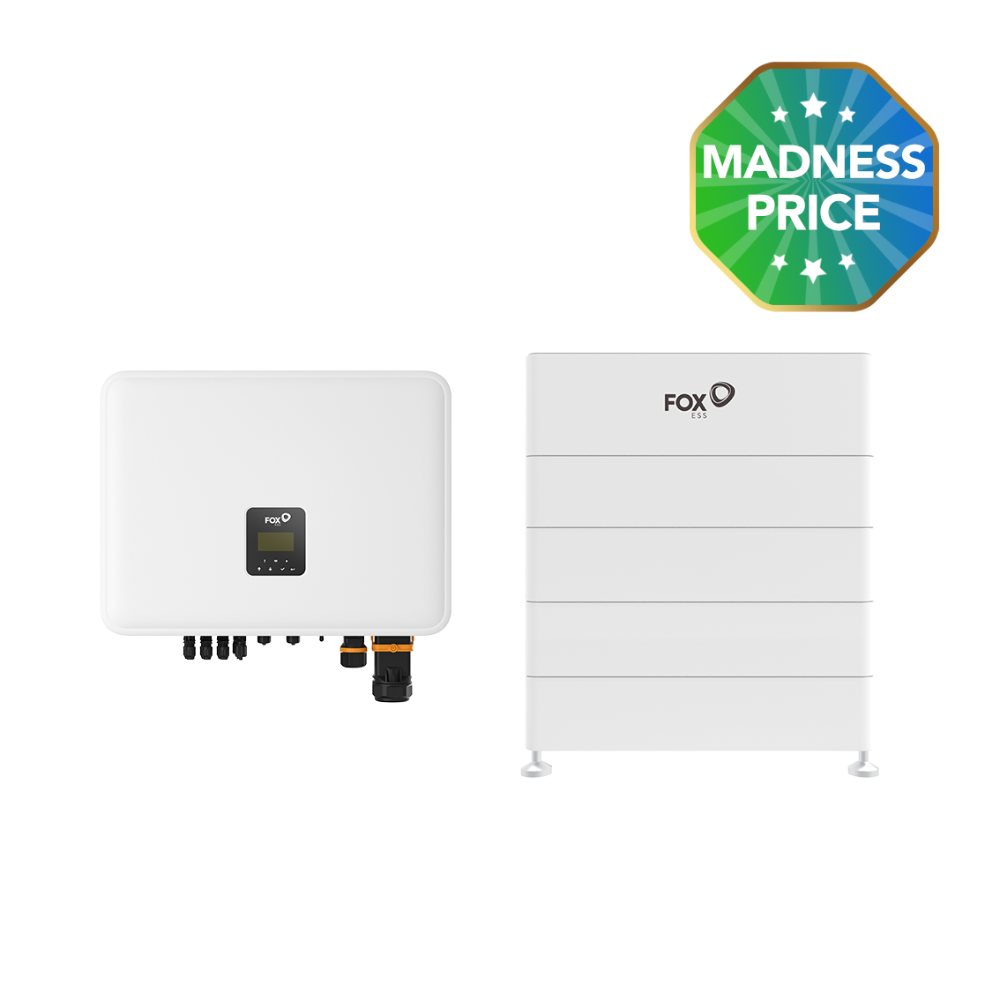 FOXESS H3 Smart 5.0kW Hybrid Inverter + 23.3kWh Storage for New Solar Battery System (3P Property)