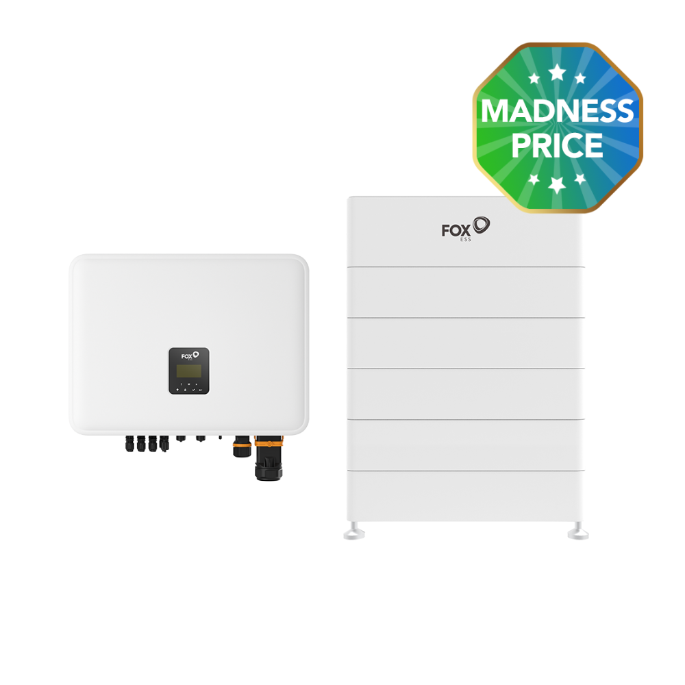 FOXESS H3 Smart 5.0kW Hybrid Inverter + 27.96kWh Storage for New Solar Battery System (3P Property)