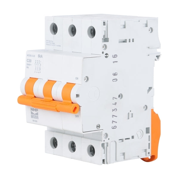 MCB MOD6 6kA 3P 50A C CURVE (MOD6350)