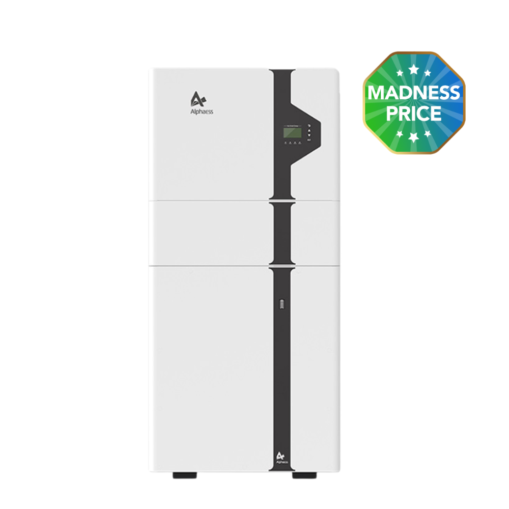 Alpha Smile5 13.3kWh w/ hybrid inverter SMILE5-INV/AU 100A w/2 MPPTs w/2CTs