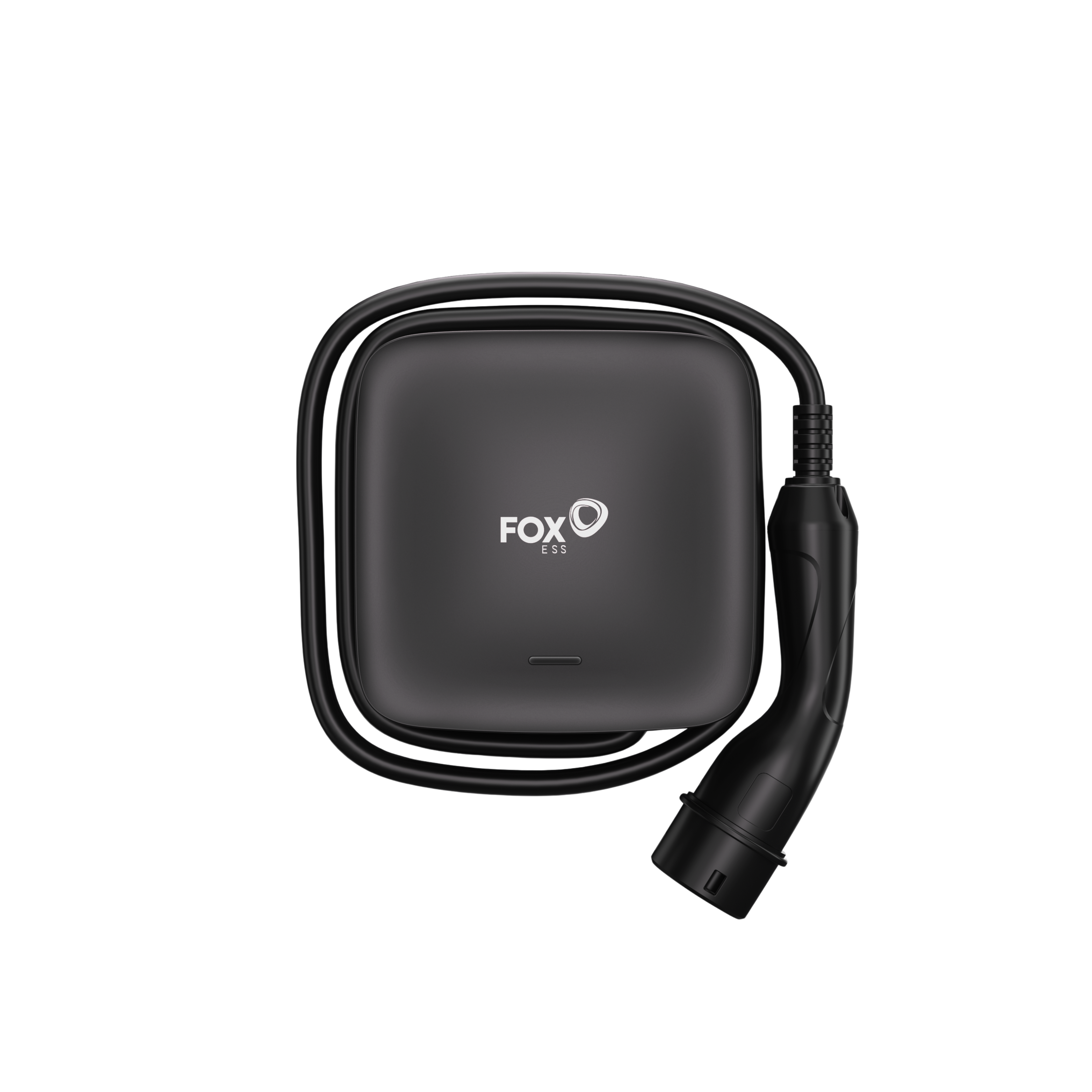 FOXESS EV Charger L Series Black 7.3kW Plug 5m Cables 1Phase w/Bluetooth+Wifi