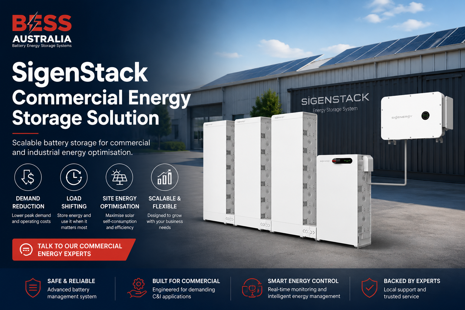 SigenStack Commercial Energy Storage Solution