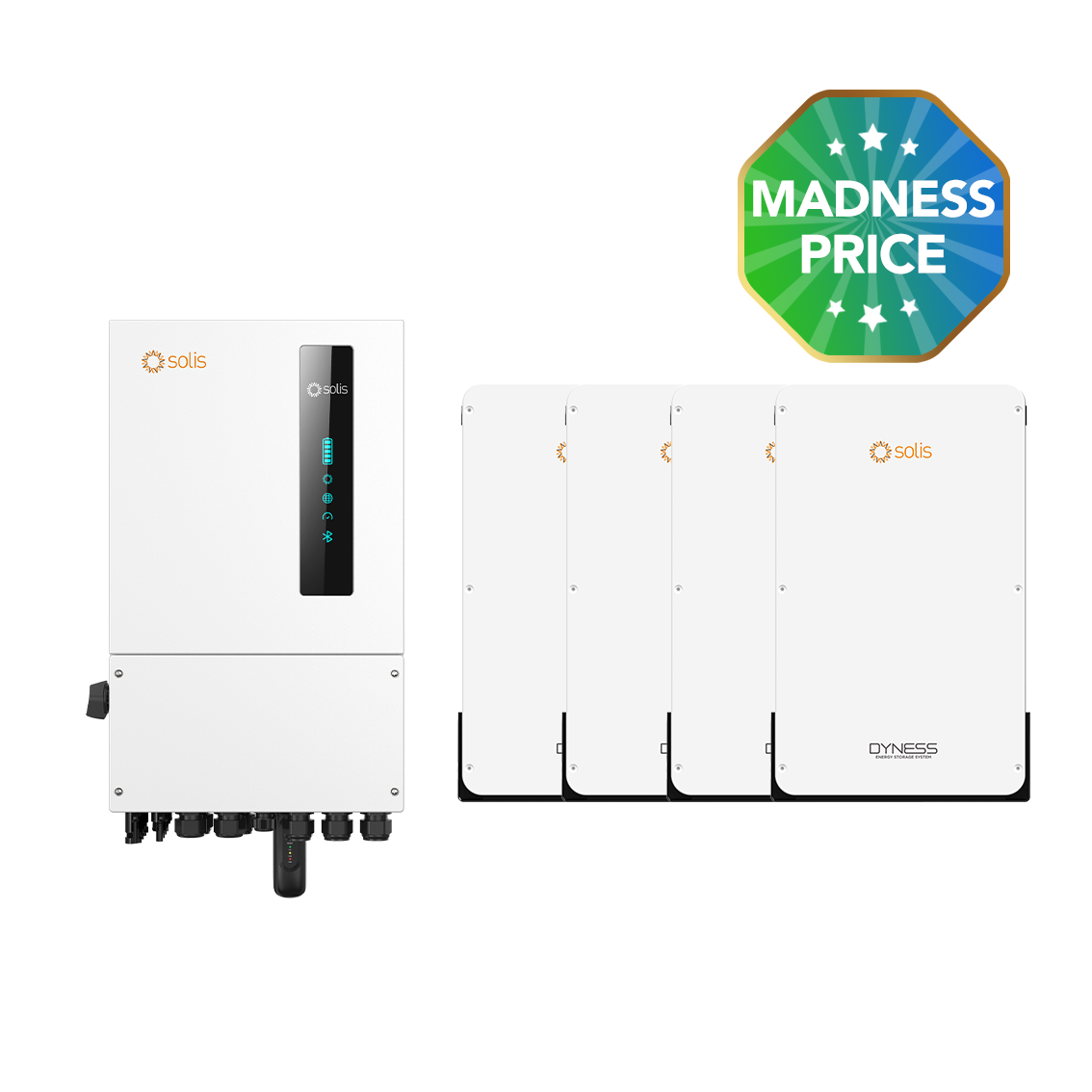 Solis S6 EH 8KW PLUS + Solis-Dyness PowerBox Pro 40.96KWH for New Solar Battery System (1P Property)