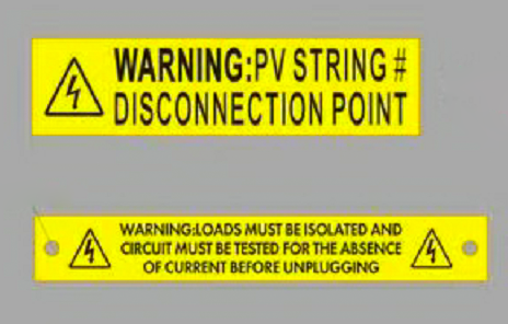 String Disconnection point - 2 strings