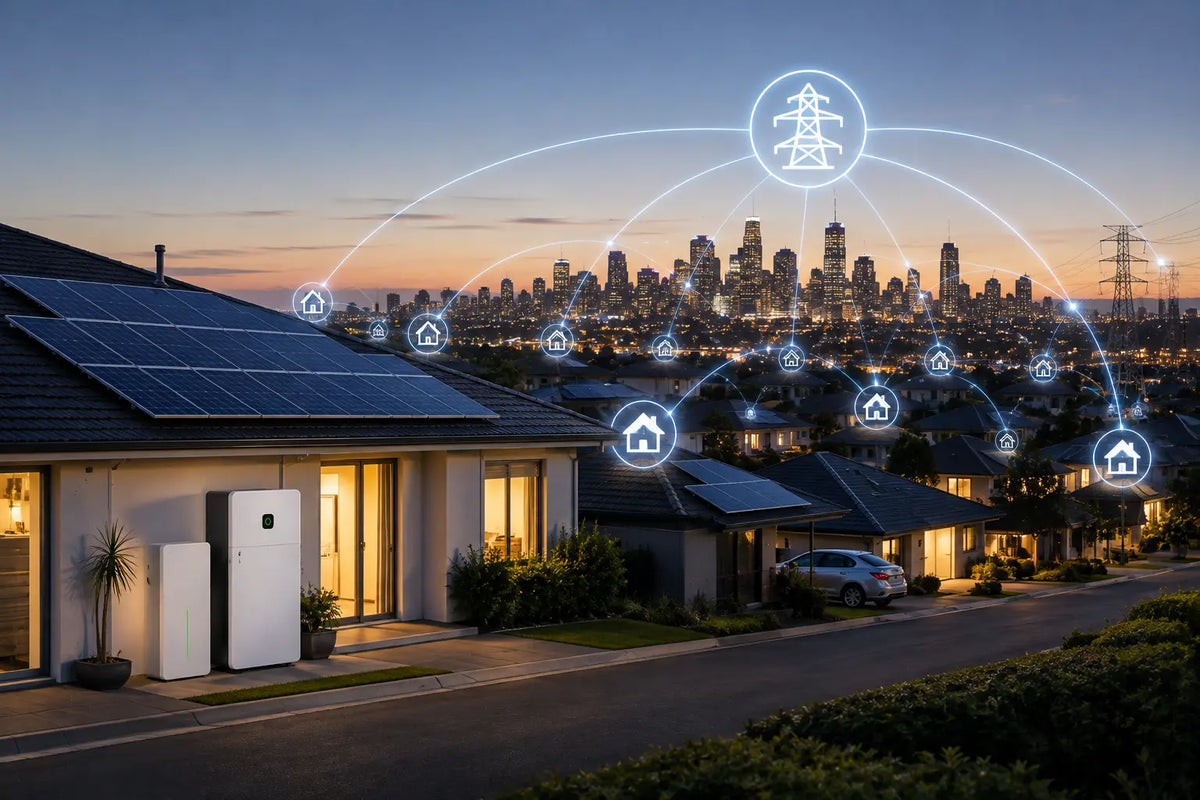 Virtual power plant network of home batteries supporting the grid in Australia