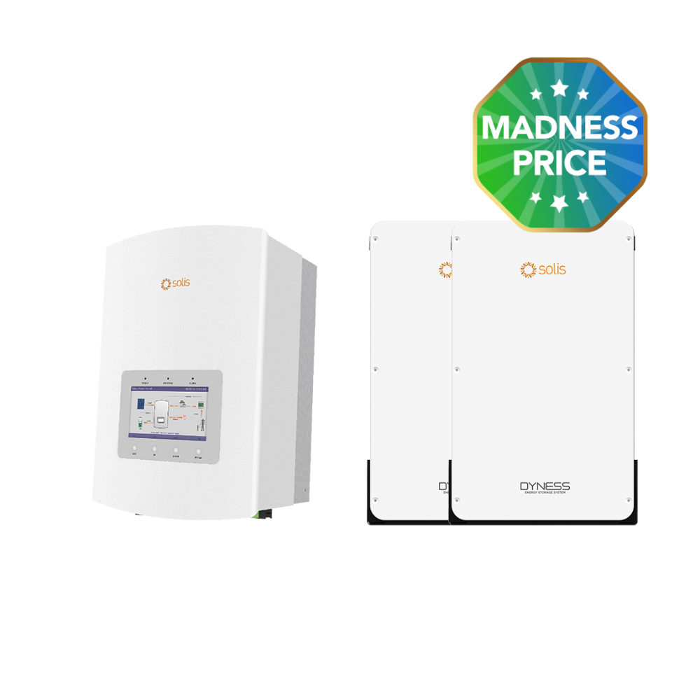 Solis S5 EH 5KW + Solis-Dyness 20.48 KWH for New Installation (3P Properties)