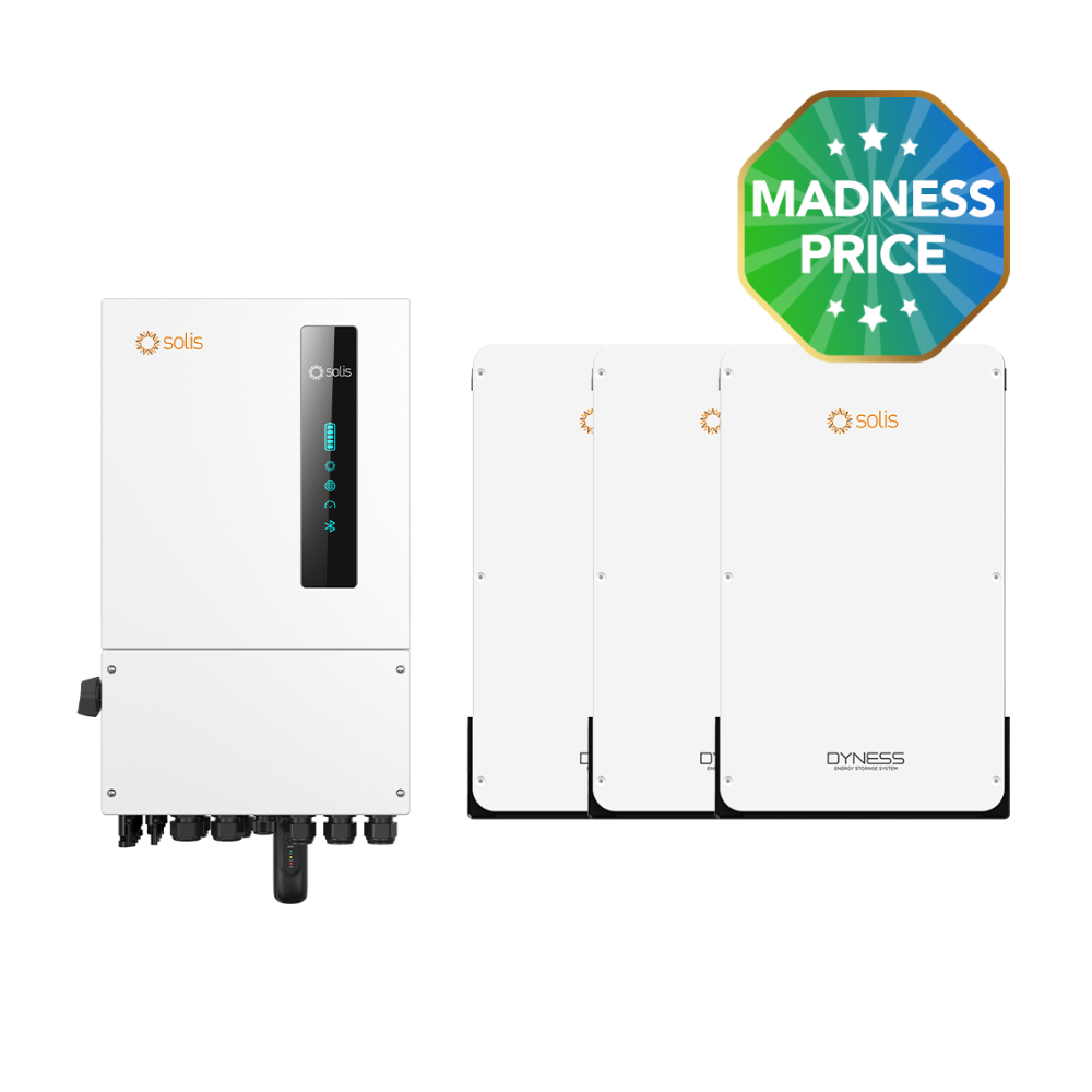Solis S6 EH 8KW PLUS + Solis-Dyness PowerBox Pro 30.72KWH for New Solar Battery System (1P Property)