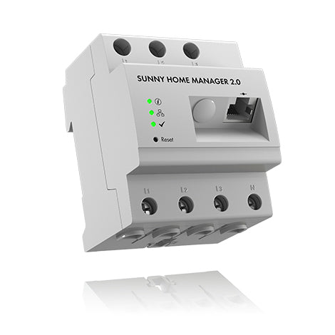 SMA Home Manager 2.0 for SB, STP, STPX multiple inverters up to 12 (Export + Consumption)
