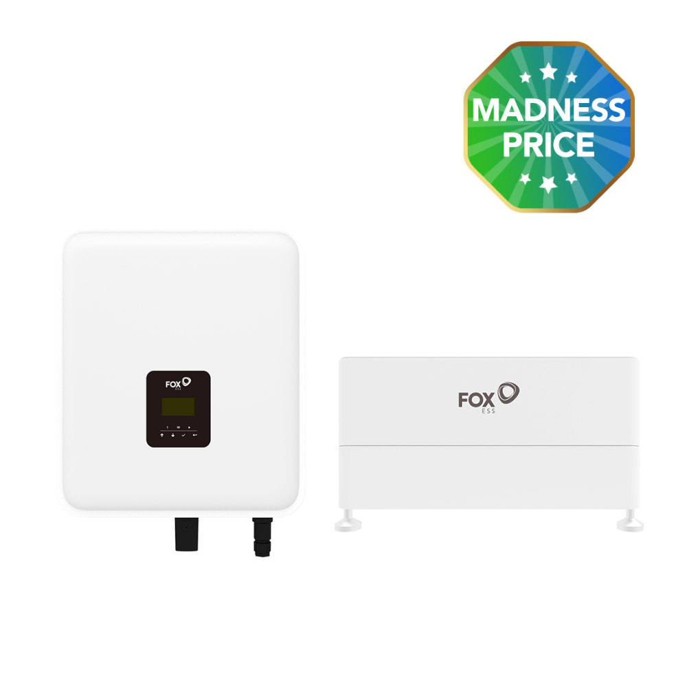 FOXESS KH 8kW Hybrid Inverter + 9.32kWh Storage for New Solar Battery System (1P Property)