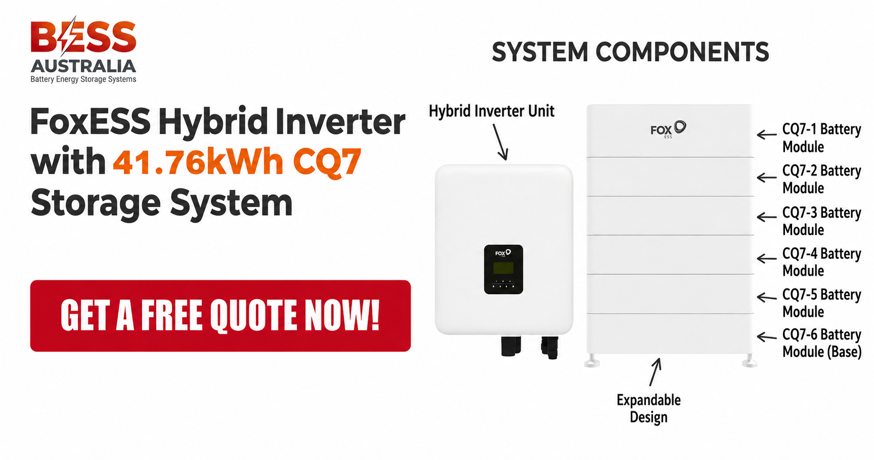 FoxESS KH 9.9kW (Single Phase / 41.76kWh V6)