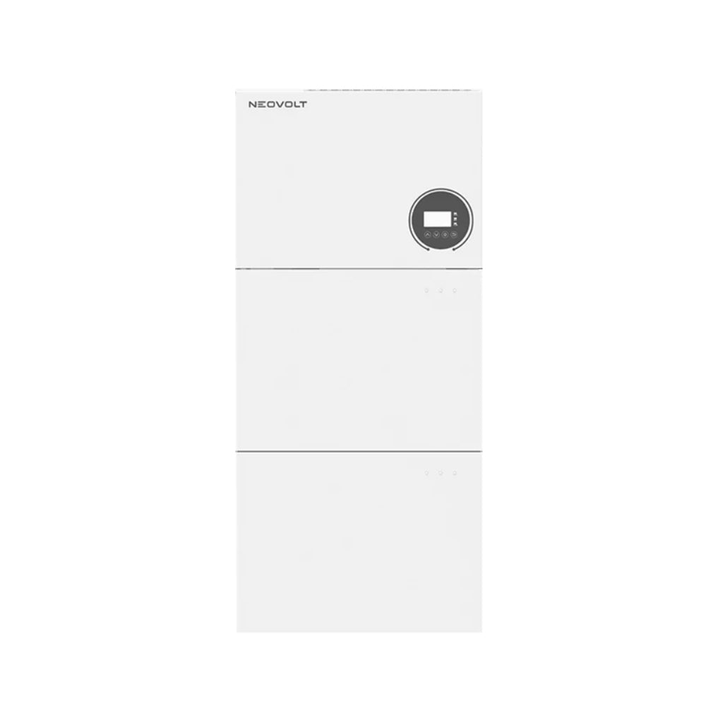 Neovolt 9.6 kWh Battery - White (BW-BAT-9.6P I) + Neovolt BW 5 kW 1 Phase 2 MPPT AC Coupled Hybrid - White (BW-INV-SPB5K (AS4777-2 2020))