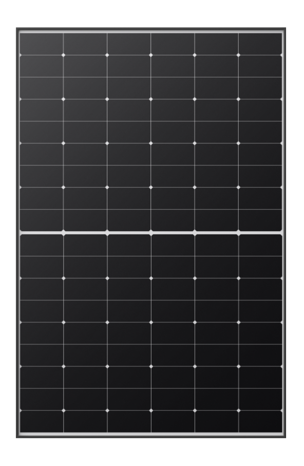 Longi LR5-54HTH 440W HPBC Hi-MO6 108half-cell BlackFrame 30mm, 1200MM, MC4 EVO2 (LR5-54HTH-440M)
