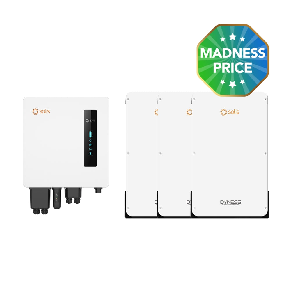 Solis S6 EA 5KW + Solis-Dyness PowerBox Pro 30.72 KWH AC Coupled Battery System (1P Property) *No Backup*