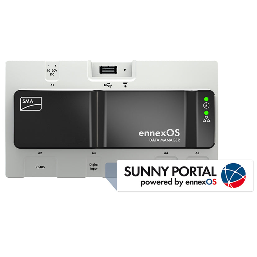 SMA DataManager M Powered by ennexOS supports 50 devices (SMA EDMM-10)