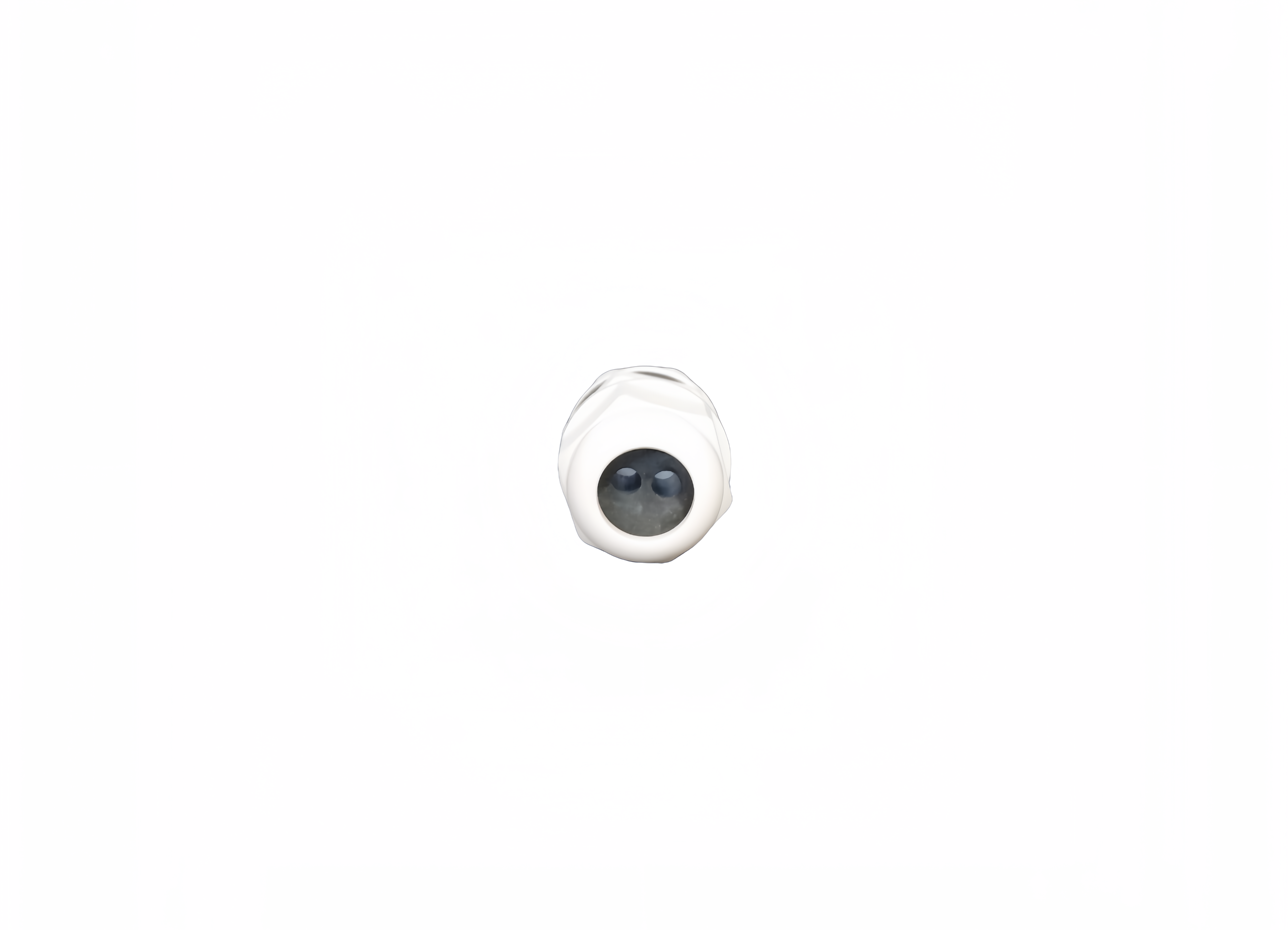 NYLON SOLAR GLAND WITH 2 HOLE END OF CONDUIT